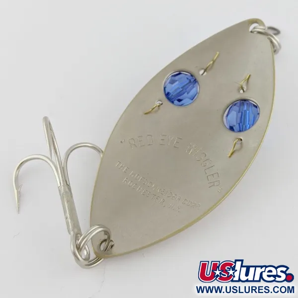 Hofschneider Red Eye Wiggler, 25g argent/laiton, cuillère #24287