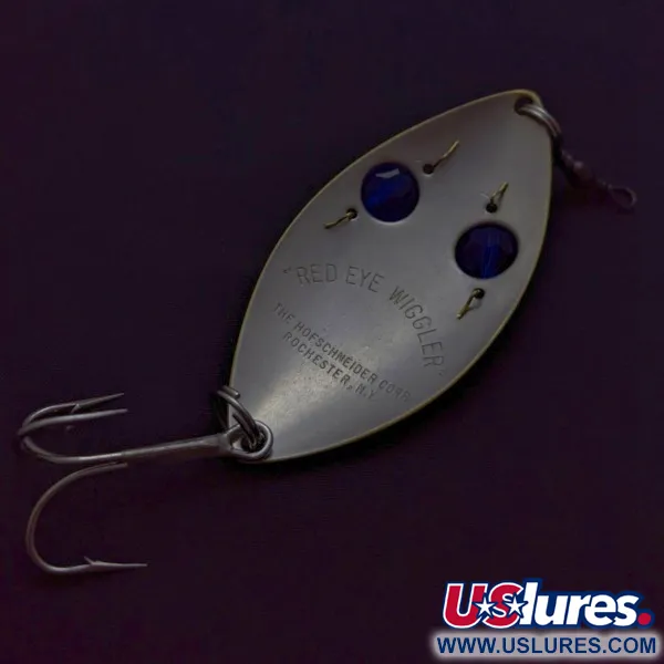 Hofschneider Red Eye Wiggler, 25g argent/laiton, cuillère #24287