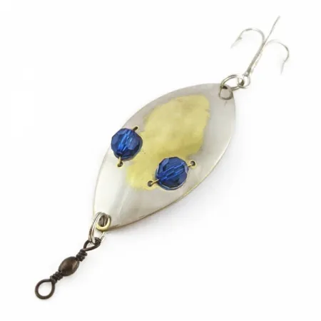 Hofschneider Red Eye Wiggler, 25g argent/laiton, cuillère #24287