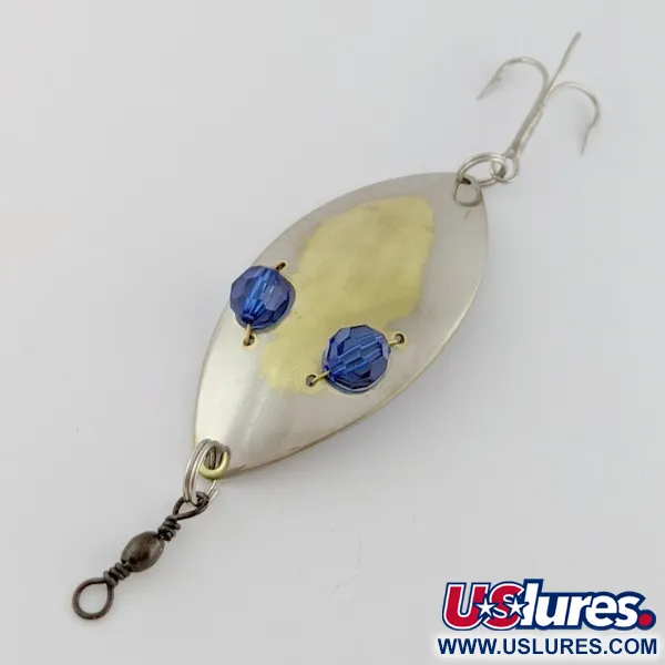 Hofschneider Red Eye Wiggler, 25g argent/laiton, cuillère #24287