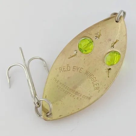 Hofschneider Red Eye Wiggler, Or/Vert 25g, Cuillère Ondulante #24288