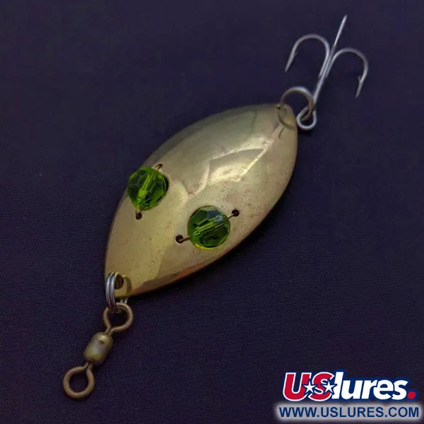 Hofschneider Red Eye Wiggler, Or/Vert 25g, Cuillère Ondulante #24288