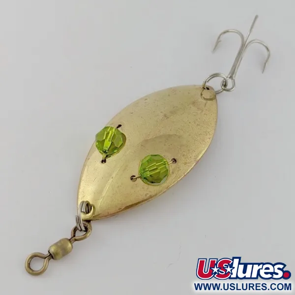 Hofschneider Red Eye Wiggler, Or/Vert 25g, Cuillère Ondulante #24288