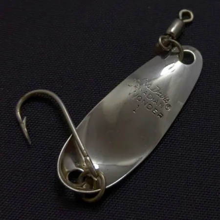 Les Davis Canadian Wonder 1, 2,5g, nickel/or, cuillère ondulante #24314