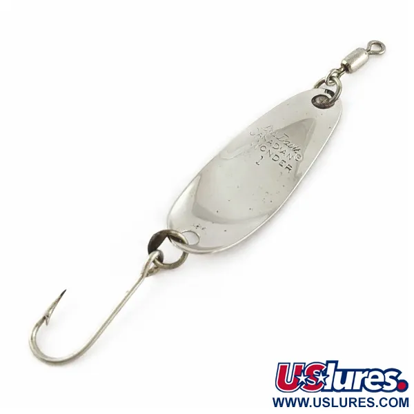 Les Davis Canadian Wonder 1, 2,5g, nickel/or, cuillère ondulante #24314