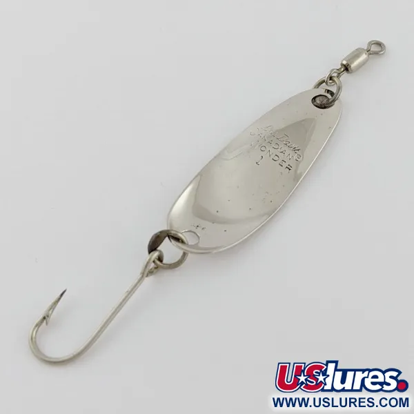 Les Davis Canadian Wonder 1, 2,5g, nickel/or, cuillère ondulante #24314