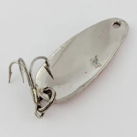 Dura-Pak Dura Pack, 4g, Nickel/Rouge/Blanc, Cuillère ondulante #24316