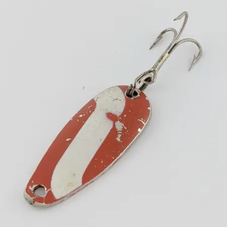 Dura-Pak Dura Pack, 4g, Nickel/Rouge/Blanc, Cuillère ondulante #24316