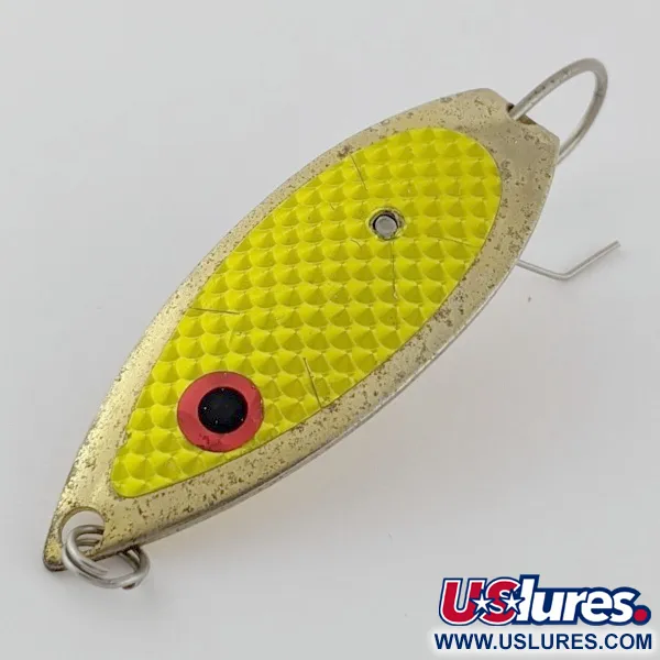 Captain Mike's Aqua Dream Weedless, 12g, Gold / Yellow Scale, Cuillère #24317