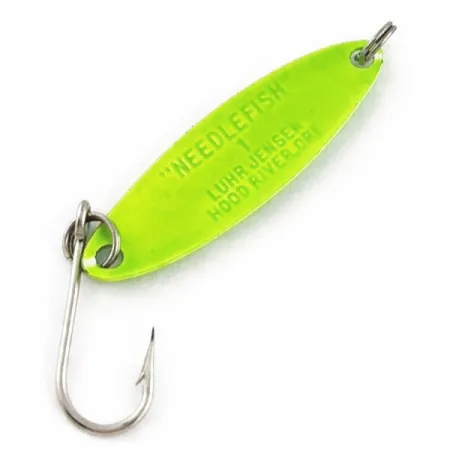 Luhr Jensen Needlefish 1, 2g Vert, Cuillère de traîne #24324