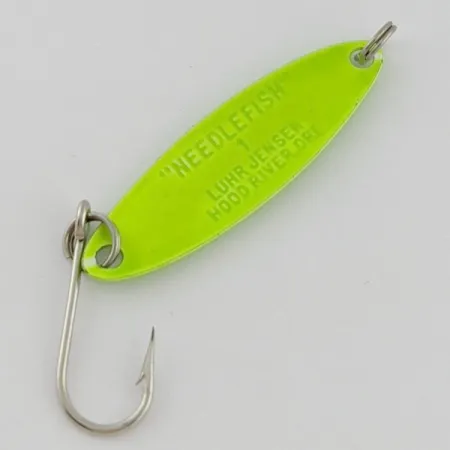 Luhr Jensen Needlefish 1, 2g Vert, Cuillère de traîne #24324