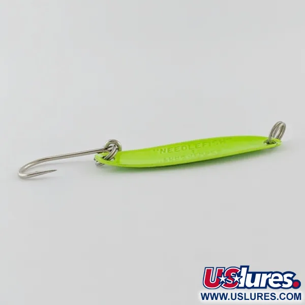 Luhr Jensen Needlefish 1, 2g Vert, Cuillère de traîne #24324