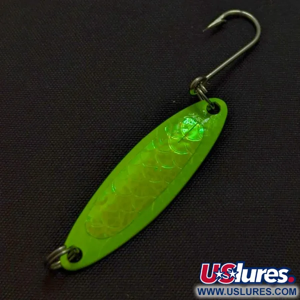 Luhr Jensen Needlefish 1, 2g Vert, Cuillère de traîne #24324