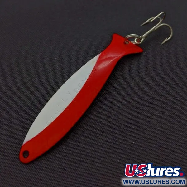 Worth Fly Rod Demon, 2.5g, rouge/blanc/nickel, cuillère ondulante #24332