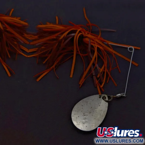 Bomber The Classics Bushwacker, 12g Nickel/Orange, Spinnerbait #24340