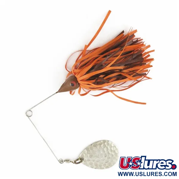 Bomber The Classics Bushwacker, 12g Nickel/Orange, Spinnerbait #24340