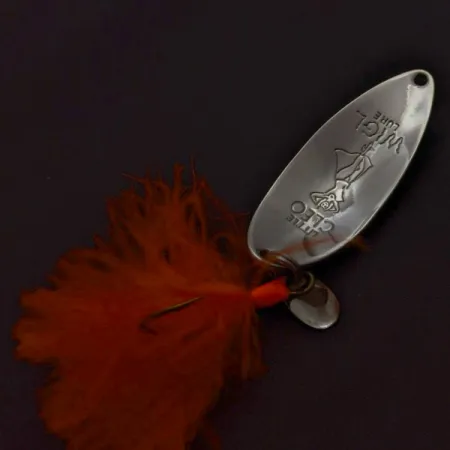 Seneca Little Cleo (Hula Girl), 14g, nickel/bleu, cuillère ondulante #24349