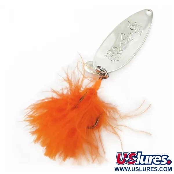 Seneca Little Cleo (Hula Girl), 14g, nickel/bleu, cuillère ondulante #24349