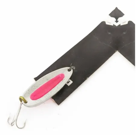 Nebco Pixee, 7g Nickel / Rouge UV Glow, Cuillère ondulante #24353