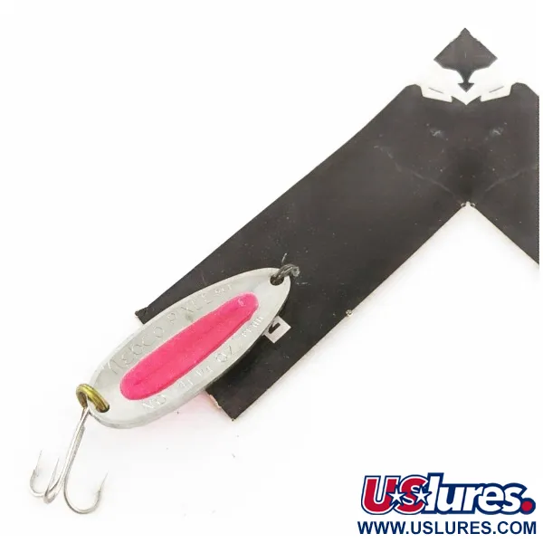 Nebco Pixee, 7g Nickel / Rouge UV Glow, Cuillère ondulante #24353
