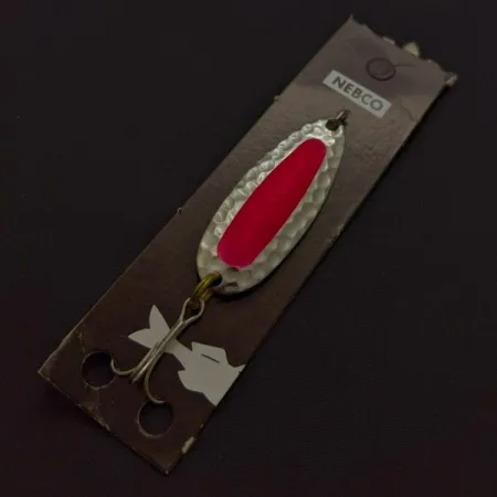 Nebco Pixee, 7g Nickel / Rouge UV Glow, Cuillère ondulante #24353