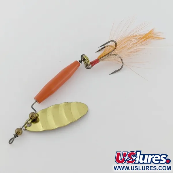 Worth #301, 9g rouge/noir/doré, cuiller tournante #24357