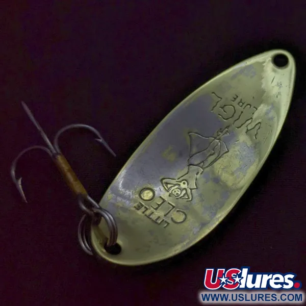 Seneca Little Cleo (Hula Girl), Nickel/Or, 14g, Cuillère ondulante #24364