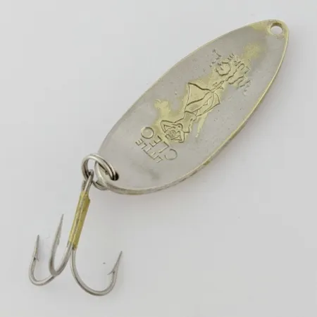 Seneca Little Cleo (Hula Girl), 14g Nickel/Or, Cuillère ondulante #24365