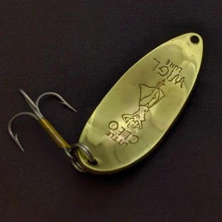 Seneca Little Cleo (Hula Girl), 14g, Nickel/Or, Cuillère ondulante #24374