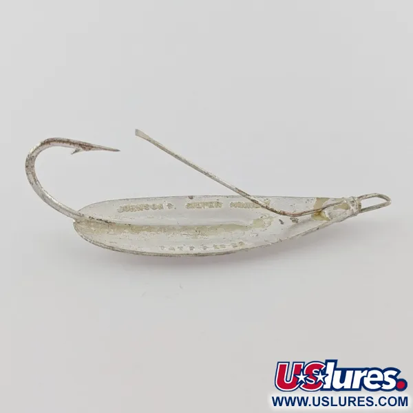 Johnson Silver Minnow, 9g Argenté, Cuillère ondulante anti-herbe #24376
