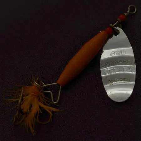 Abu Garcia Spinnaren Reflex, Nickel/Rouge, 7g, Cuiller Tournante #24392