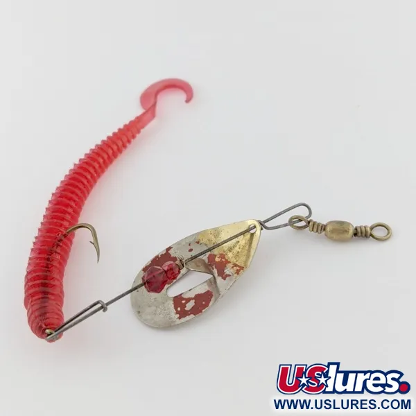 Pflueger June Bug №6, 7g, nickel/rouge, montage spinner #24396