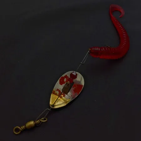 Pflueger June Bug №6, 7g, nickel/rouge, montage spinner #24396