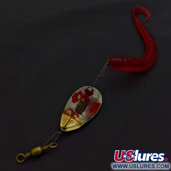 Pflueger June Bug №6, 7g, nickel/rouge, montage spinner #24396