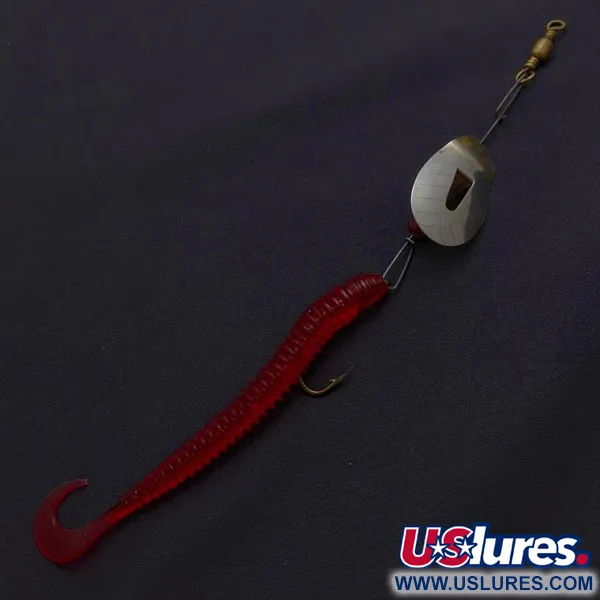 Pflueger June Bug №6, 7g, nickel/rouge, montage spinner #24396