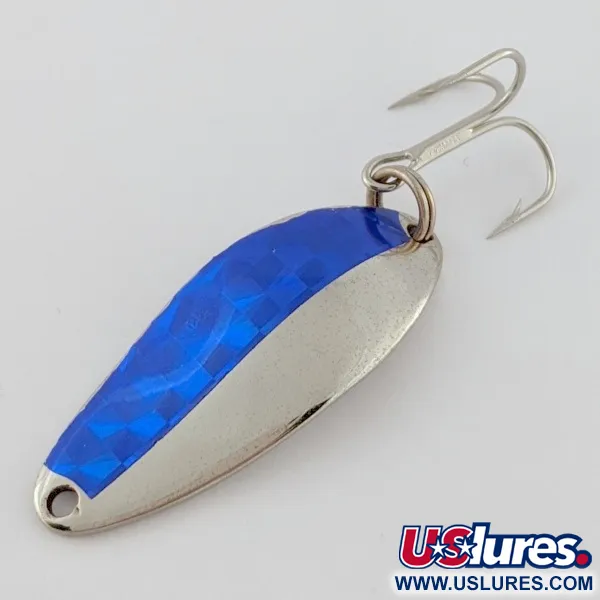 Seneca Little Cleo, nickel/bleu, 7g, cuillère ondulante #24402