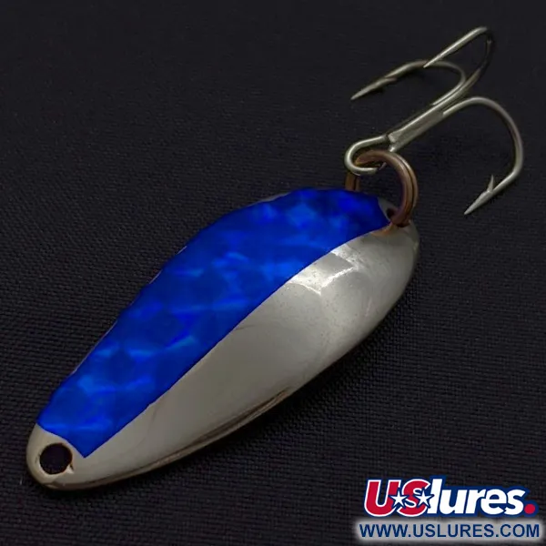 Seneca Little Cleo, nickel/bleu, 7g, cuillère ondulante #24402