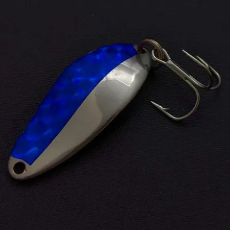 Seneca Little Cleo, nickel/bleu, 7g, cuillère ondulante #24402