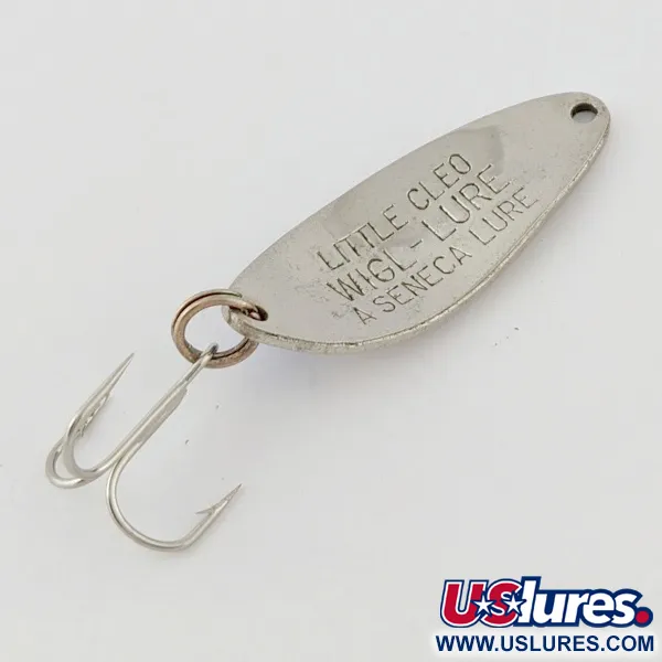 Seneca Little Cleo, nickel/bleu, 7g, cuillère ondulante #24402