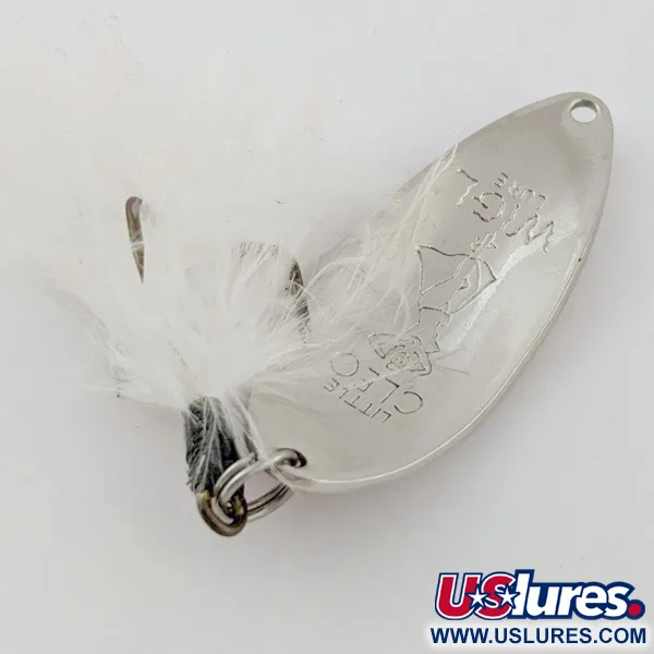 Seneca Little Cleo (Hula Girl), 14g, Nickel et Rouge, Cuillère Ondulante #24403