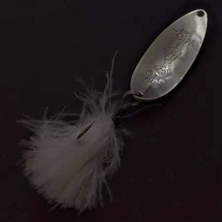 Seneca Little Cleo (Hula Girl), 14g, Nickel et Rouge, Cuillère Ondulante #24403