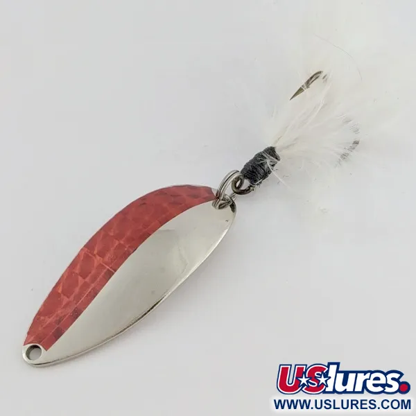 Seneca Little Cleo (Hula Girl), 14g, Nickel et Rouge, Cuillère Ondulante #24403