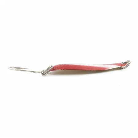 Luhr Jensen Needlefish 2, 3g (3/32oz) Blanc/Rouge/Laiton, Cuillère de traîne #24417