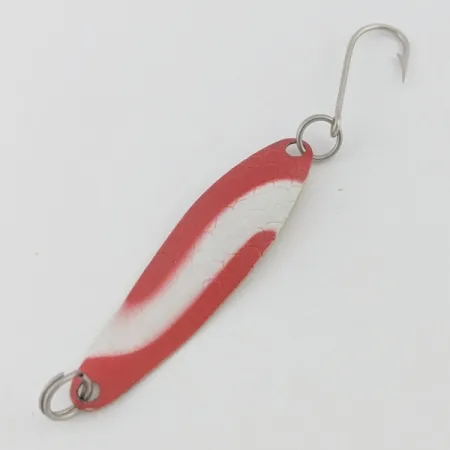 Luhr Jensen Needlefish 2, 3g (3/32oz) Blanc/Rouge/Laiton, Cuillère de traîne #24417