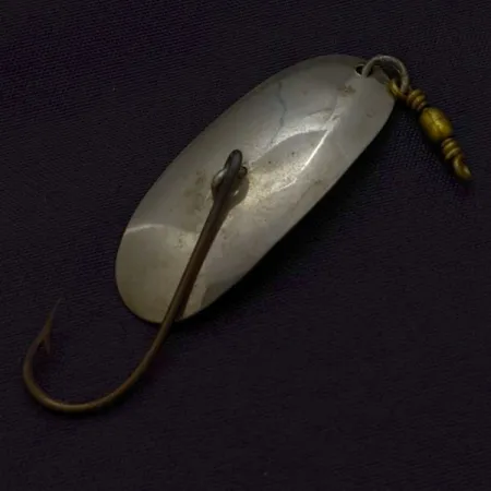 Al Wilson Wilson's Fluted Wobbler, 4g, Nickel, Cuillère de Pêche #24423