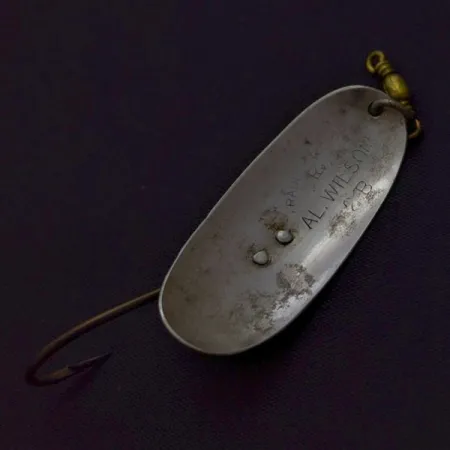 Al Wilson Wilson's Fluted Wobbler, 4g, Nickel, Cuillère de Pêche #24423