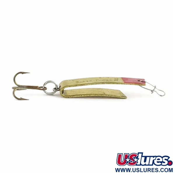 Luhr Jensen Super-Duper 503 Cuillère, Gold Red, Forme U, #24435