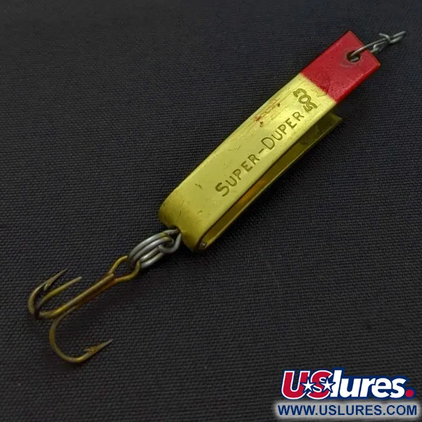 Luhr Jensen Super-Duper 503 Cuillère, Gold Red, Forme U, #24435