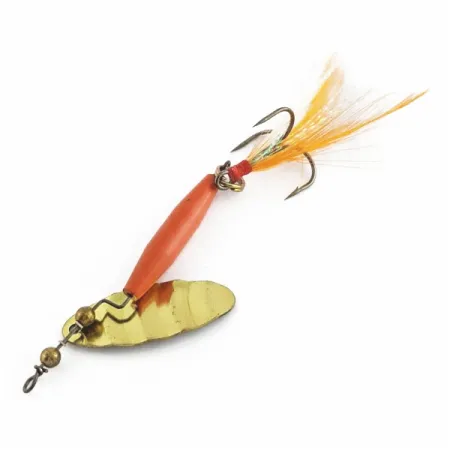 Worth #301 Cuiller Tournante, Rouge Noir Or, Triple Plumé, #24436