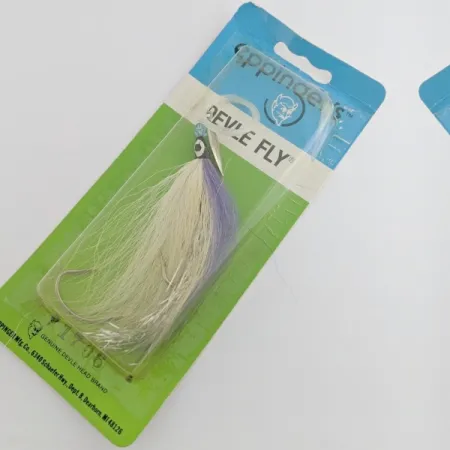 Eppinger Devle Fly Montage Traîne, Nickel Blanc Violet, #24438